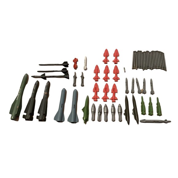 Lot of Assorted G.J. Joe Missiles, Rockets & Bombs 1980s, 90s, & 2000s - Picture 3 of 7